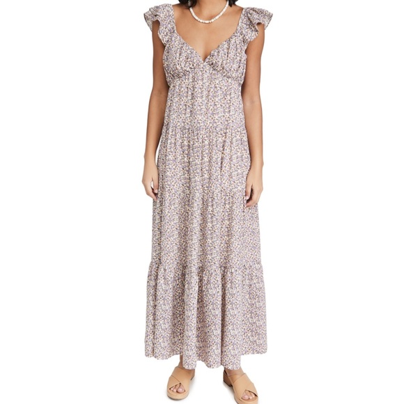 English Factory Floral Maxi Dress Size Small - Picture 2 of 13